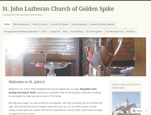 Tablet Screenshot of goldenspikelutheran.com